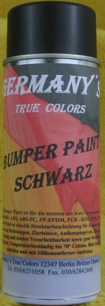 Bumper Paint Schwarz, 400ml